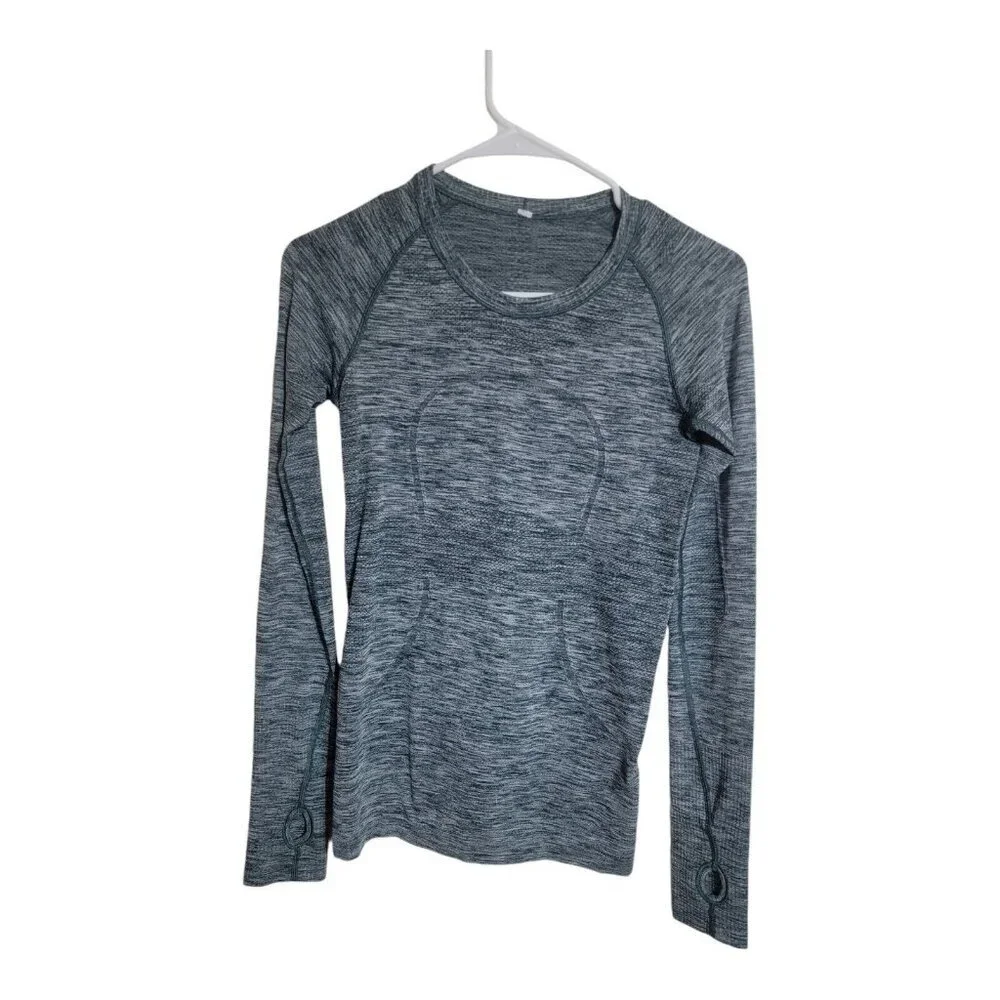 Lululemon Shirt women 4 Multicolor Swiftly Tech 2.0 Race Athleisure Crossfit - Picture 1 of 7